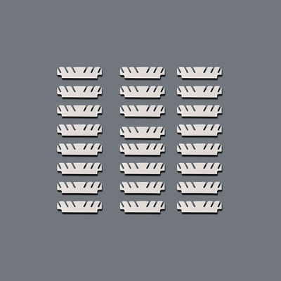 Un bon prix. SUS304 SUS316 Blade Mesh à lame de rasoir à gravure métallique avec prototype rapide en ligne