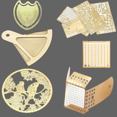 Un bon prix. Marque-page gravé au cuivre, ornements fantaisie, artisanat en ligne