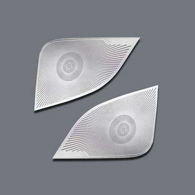 Grille de haut-parleur en acier inoxydable de qualité supérieure gravée sur mesure en métal pour systèmes audio 0,8 mm