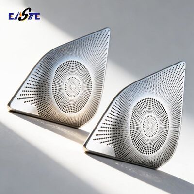 Grilles de haut-parleurs automobiles gravées en métal chimique pour systèmes audio OEM haut de gamme
